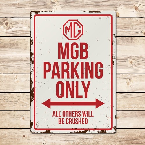 Mgb parking sign classic car - parking,