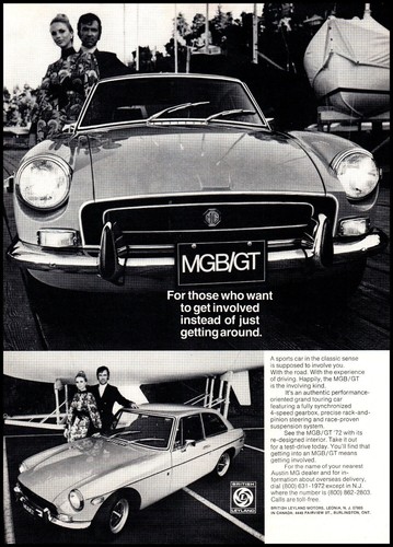 1972 mgb classic - mgb/gt,