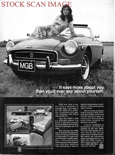 1971 advert mgb - advert,