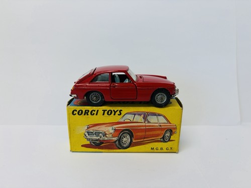 Corgi toys 327 mgb - gt, red