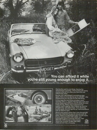 1971 midget couple picnic - 1971,