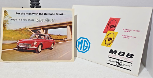 Vintage mgb sales - mgb, brochure