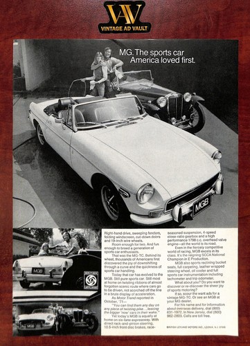 Mgb vintage print - mg,