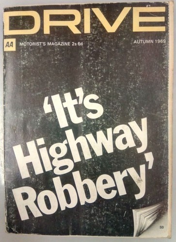 Vintage drive car magazine - aa,