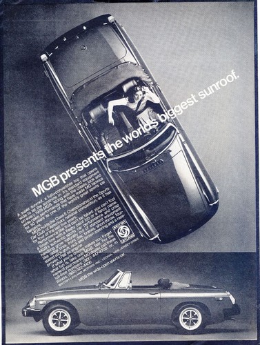 Mgb sports car vintage - vintage, 1970s