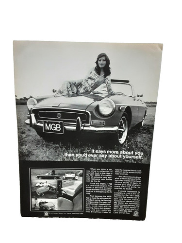 1971 car mgb - says, more