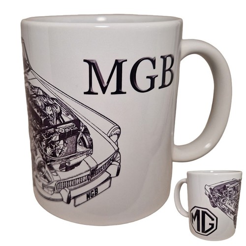 Mgb classic car mug brand - car,
