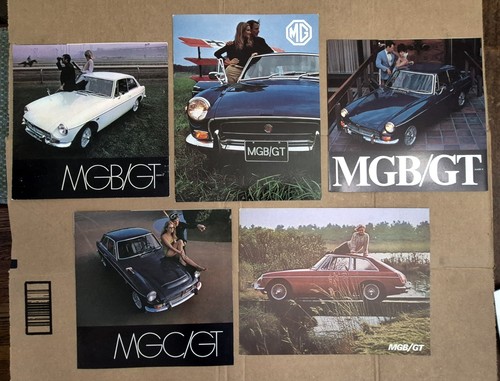 Lot vintage mgb gt - of,