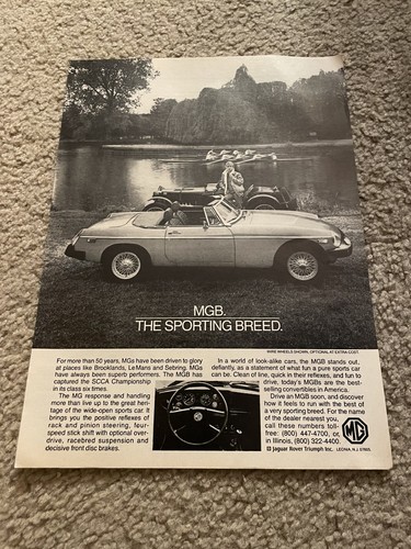 Vintage 1980 mgb convertible - vintage,