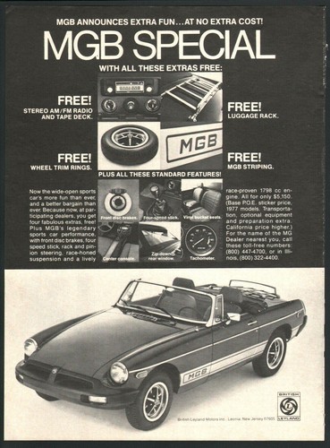 Mgb sports car - car, 1977