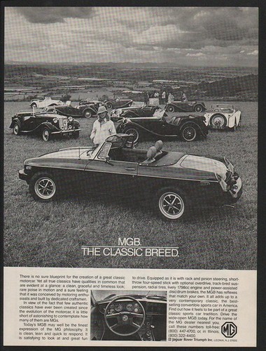 1980 mgb convertible sports - convertible,