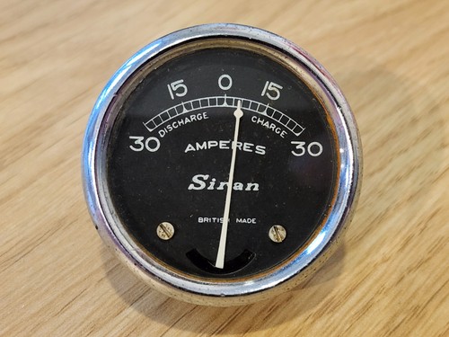 Vintage siran ammeter 30 - vintage,