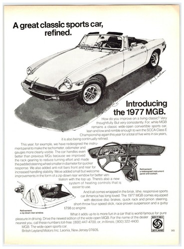 Introducing the 1977 mgb - 1977,