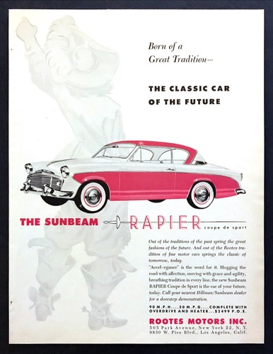 1956 sunbeam rapier - 1956, de