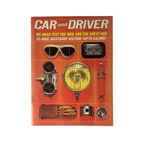Vtg car and driver magazine - car,