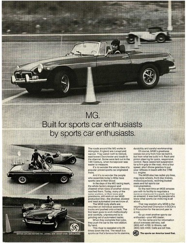 1973 mgb convertible sports - convertible,