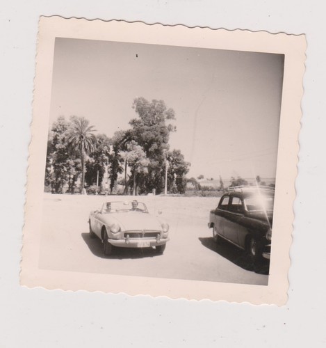 Film snapshot two vintage cars