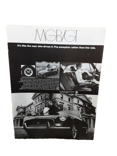 Vintage 1970 mgb - vintage, print