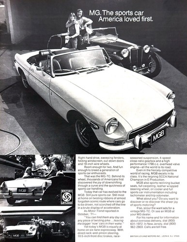 1972 mgb convertible - convertible, photo