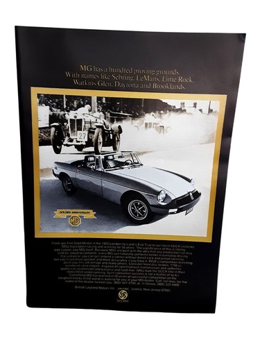 1975 mgb golden anniversary - mg,