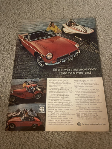 Vintage 1973 mgb convertible - vintage,
