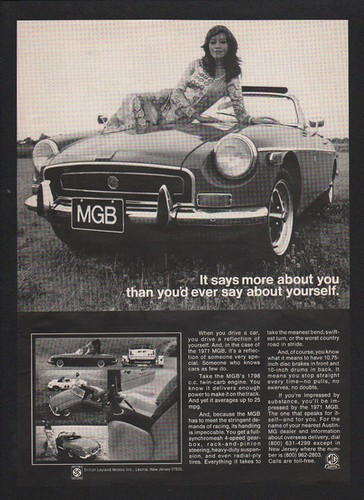 1971 mgb convertible car - 1971,