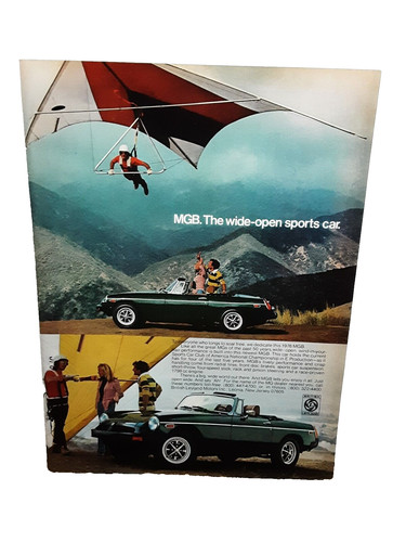 1976 mgb wide open - open, sports