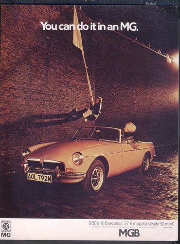 Mgb sports car 1970s vintage - mgb,