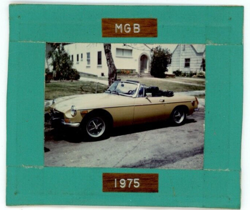 Vintage photo 1975 mgb - vintage,