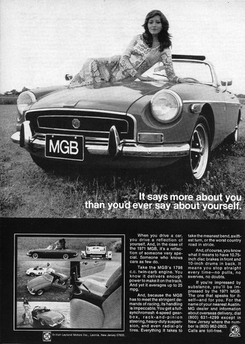 1971 mgb british leyland - mg,