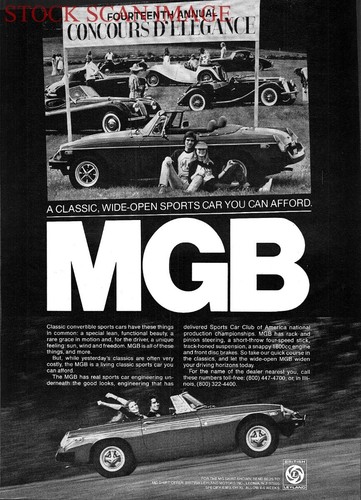 1978 advert mgb - advert, sport