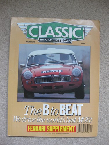 Classic sports car magazine - classic,