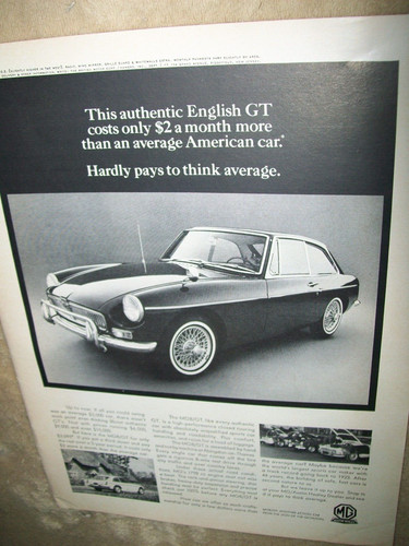 Vtg mgb mid size - mgb/gt, car