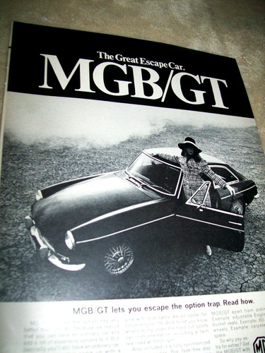 Vintage mgb mid size mag - mgb/gt, mid-size