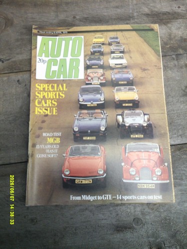Vintage autocar magazine - vintage,