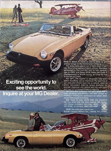 1977 mgb see - mg, the