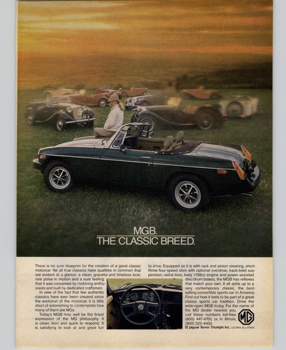 1980 vintage car print - car, ad