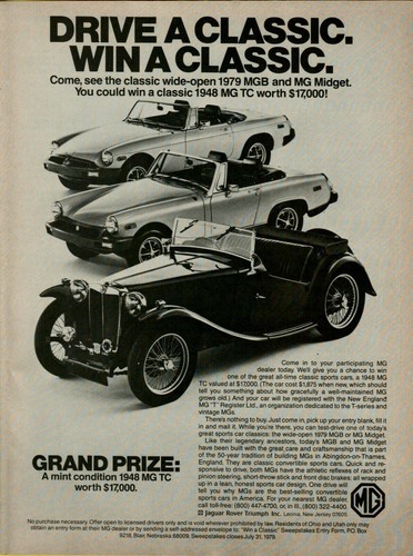 1979 mgb midget 1948 - mg, tc