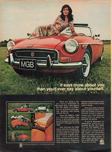 Mgb sports car 1798 twin - car, c.c.