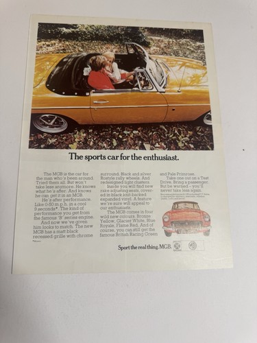 Original vintage 1970 - vintage, mg