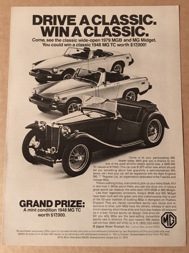 1979 mgb midget 1948 - 1979,
