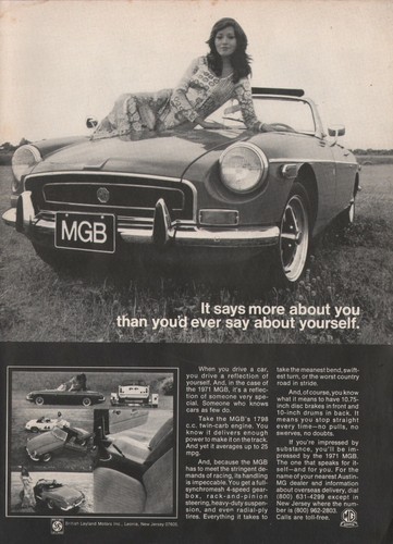 1971 vintage mgb british - vintage,