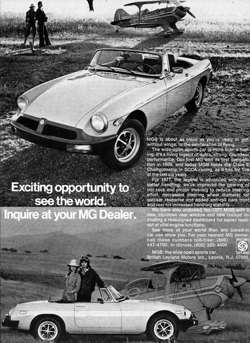 1977 british leyland - mg,
