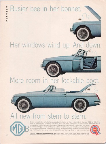 Mgb 1963 blue - 1963, convertible