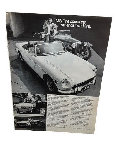 1972 mgb sports car vintage - mg,