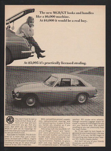 1967 mgb sports - mg, mgb/gt