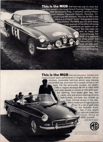 1964 mgb roadster - roadster, vintage