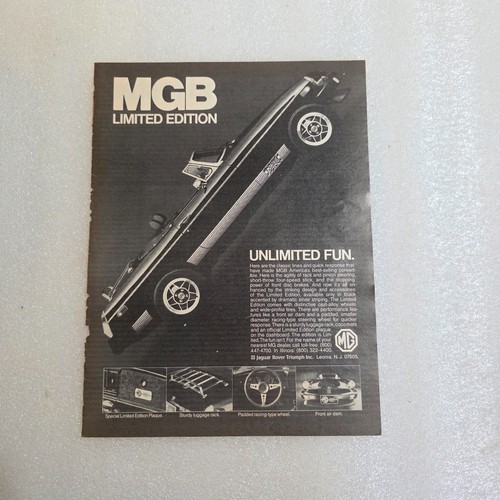 Vintage print mgb - print,