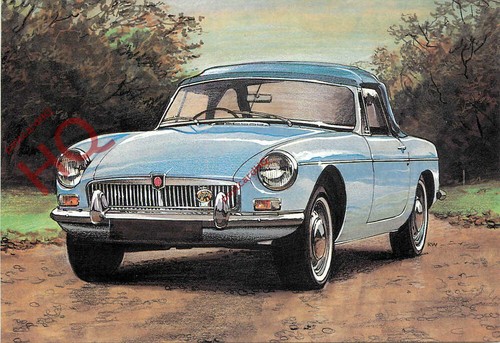 Picture postcard vintage car - picture,
