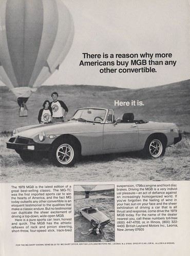 1979 mgb convertible - 1979,